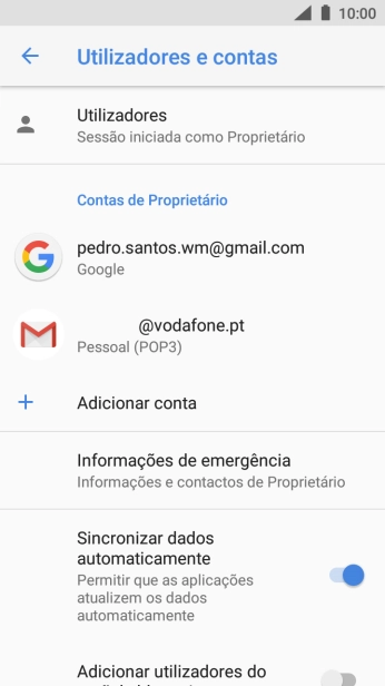 Prima a tecla de início para terminar e voltar ao ecrã inicial.