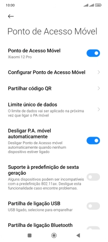 Prima a tecla de início para terminar e voltar ao ecrã inicial.