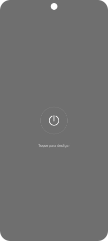 Prima Toque para desligar.
