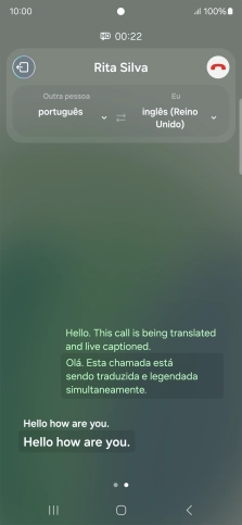 Diga a palavra ou frase pretendida e aguarde a tradução.