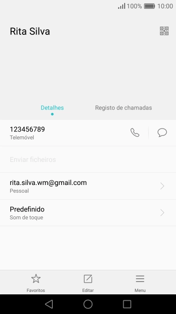 Prima o número pretendido.