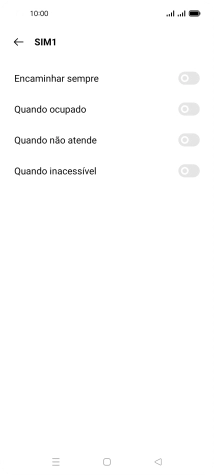 Prima o indicador junto ao tipo de desvio pretendido.
