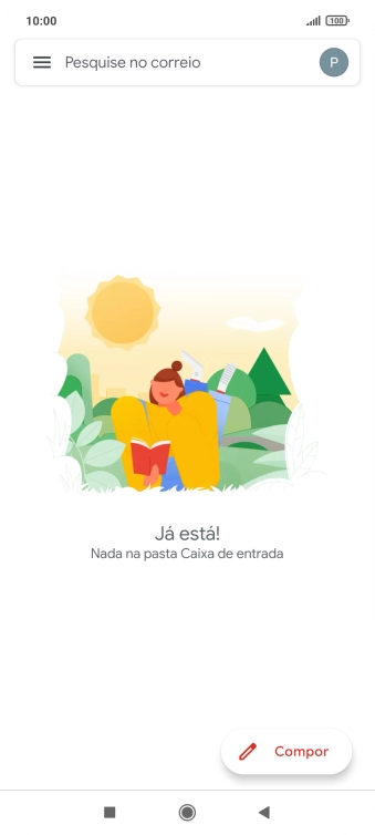 Prima o ícone de perfil.