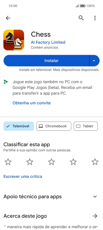 Para voltar ao ecrã inicial, deslize o dedo de baixo para cima a partir da base do ecrã.