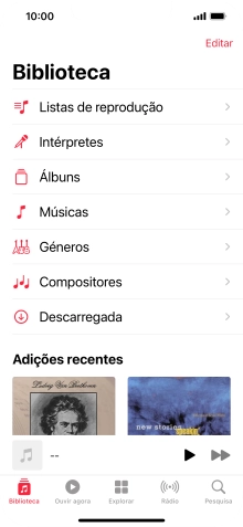 Prima Listas de reprodução.