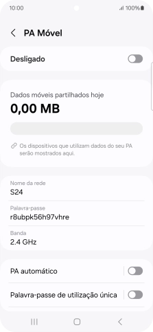 Prima Nome da rede.