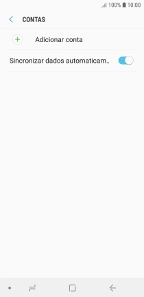 Prima Adicionar conta.