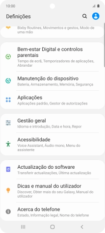Prima Actualização do software.