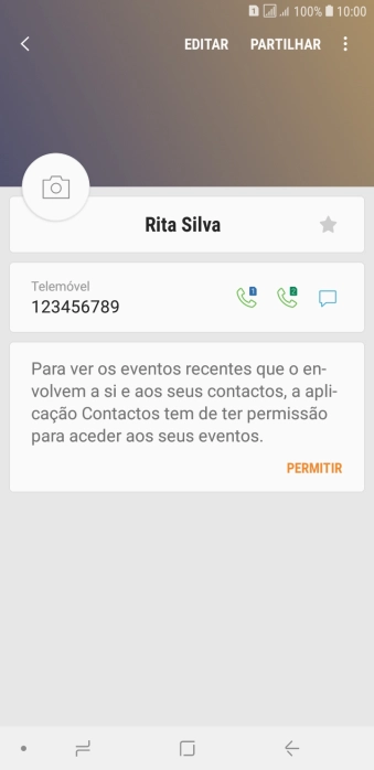 Prima a tecla de início para terminar e voltar ao ecrã inicial.