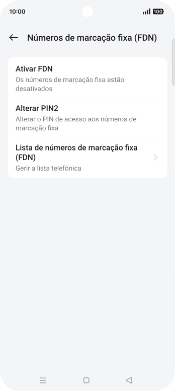 Prima Ativar FDN.
