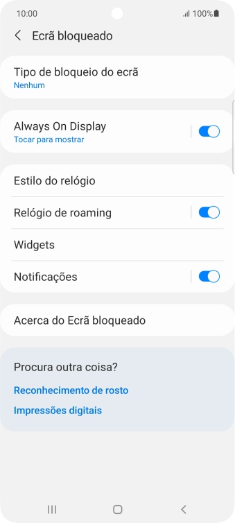 Prima a tecla de início para terminar e voltar ao ecrã inicial.