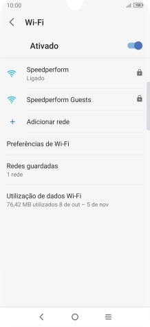 Prima a tecla de início para terminar e voltar ao ecrã inicial.