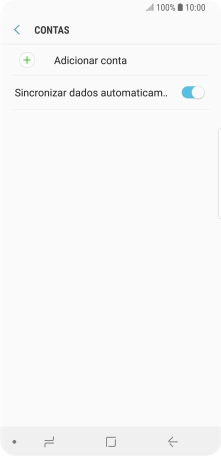 Prima Adicionar conta.