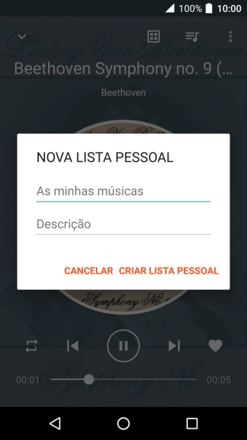 Prima CRIAR LISTA PESSOAL