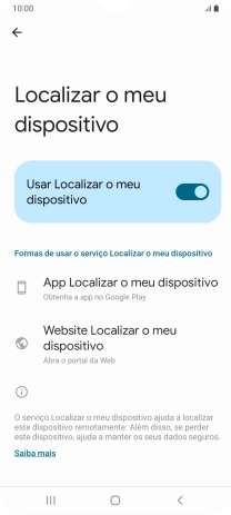 Prima a tecla de início para terminar e voltar ao ecrã inicial.