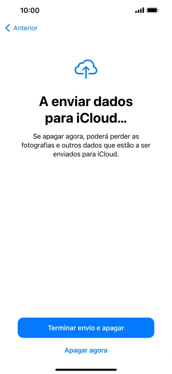 Prima Apagar agora.