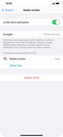Prima Apagar limite.