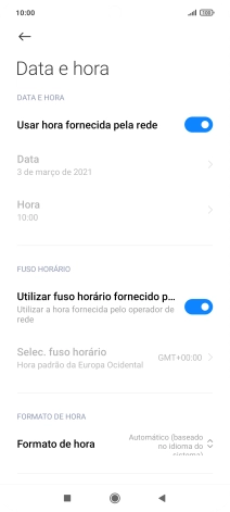 Prima a tecla de início para terminar e voltar ao ecrã inicial.