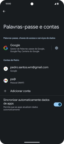 Para voltar ao ecrã inicial, deslize o dedo de baixo para cima a partir da base do ecrã.