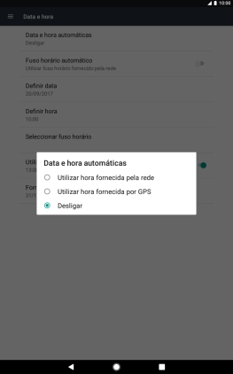 Prima a definição pretendida para ativar a função.