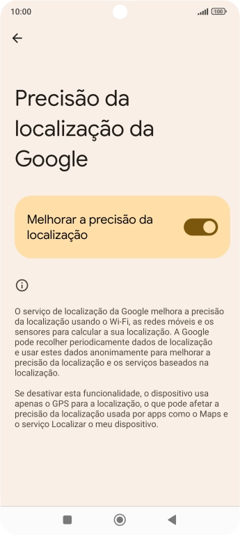 Se premir o indicador junto a 