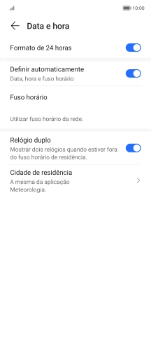 Para voltar ao ecrã inicial, deslize o dedo de baixo para cima a partir da base do ecrã.