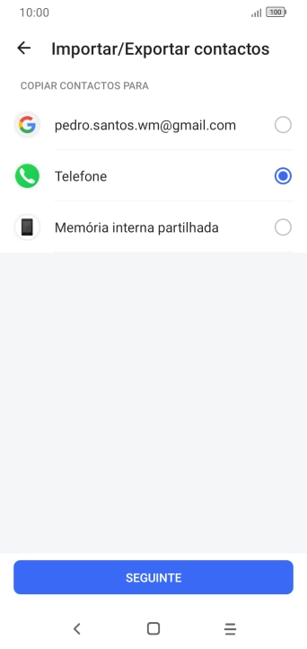 Prima SEGUINTE.