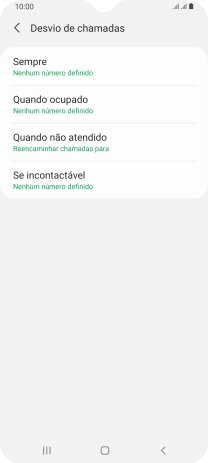 Prima a tecla de início para terminar e voltar ao ecrã inicial.