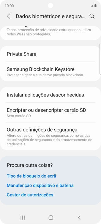 Prima Outras definições de segurança.