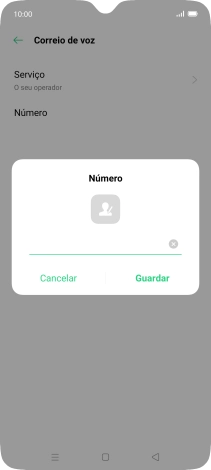 Introduza 123 e prima Guardar.