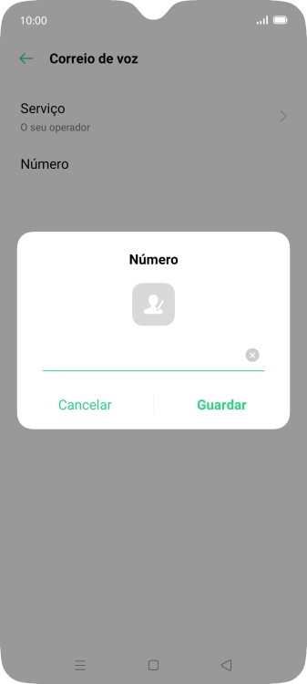 Introduza 123 e prima Guardar.