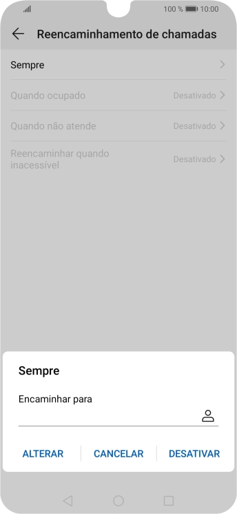 Prima DESATIVAR.