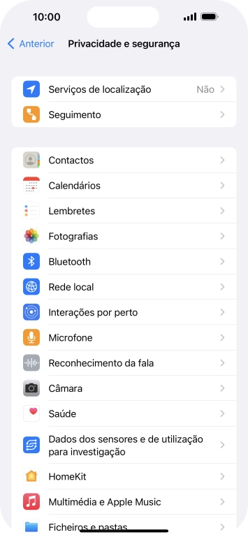 Prima Serviços de localização.