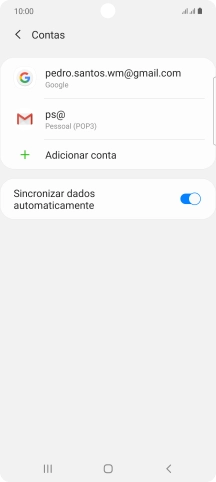 Prima a tecla de início para terminar e voltar ao ecrã inicial.