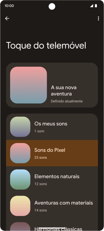 Prima a categoria pretendida.