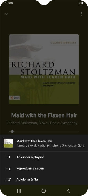 Prima Adicionar à playlist.