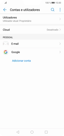 Prima a tecla de início para terminar e voltar ao ecrã inicial.