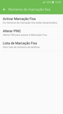Prima Lista de Marcação Fixa.