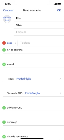 Prima Telefone e introduza o número de telefone pretendido.