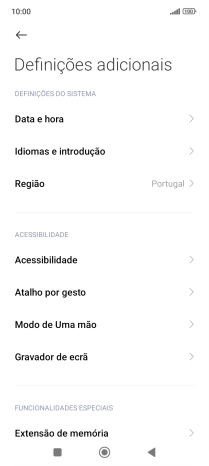 Prima Data e hora.
