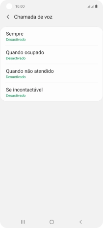Prima a tecla de início para terminar e voltar ao ecrã inicial.