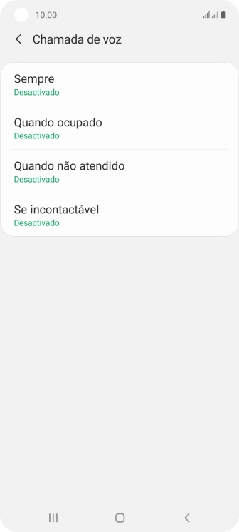 Prima a tecla de início para terminar e voltar ao ecrã inicial.