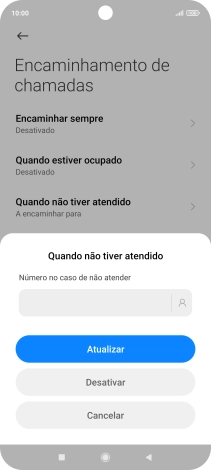 Prima Desativar.