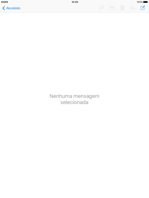 Prima o ícone de novo e-mail.
