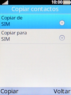 Escolha Copiar para.