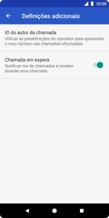 Prima ID do autor da chamada.