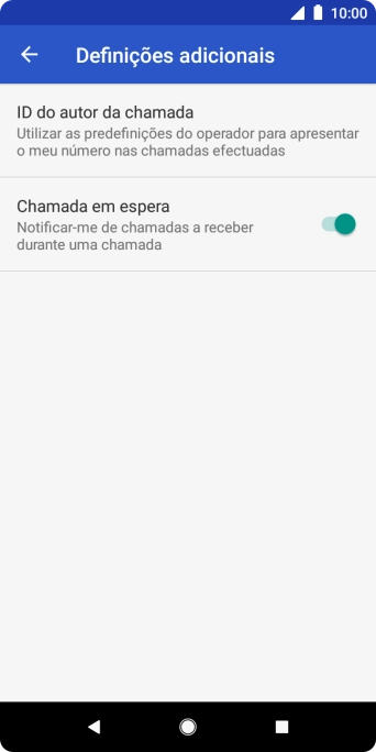 Prima ID do autor da chamada.