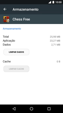 Prima a tecla de início para terminar e voltar ao ecrã inicial.