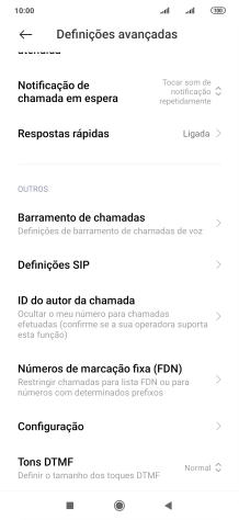 Prima ID do autor da chamada.