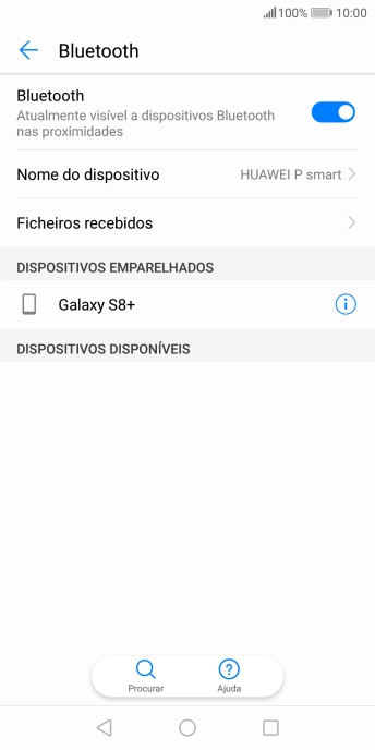 Prima a tecla de início para terminar e voltar ao ecrã inicial.